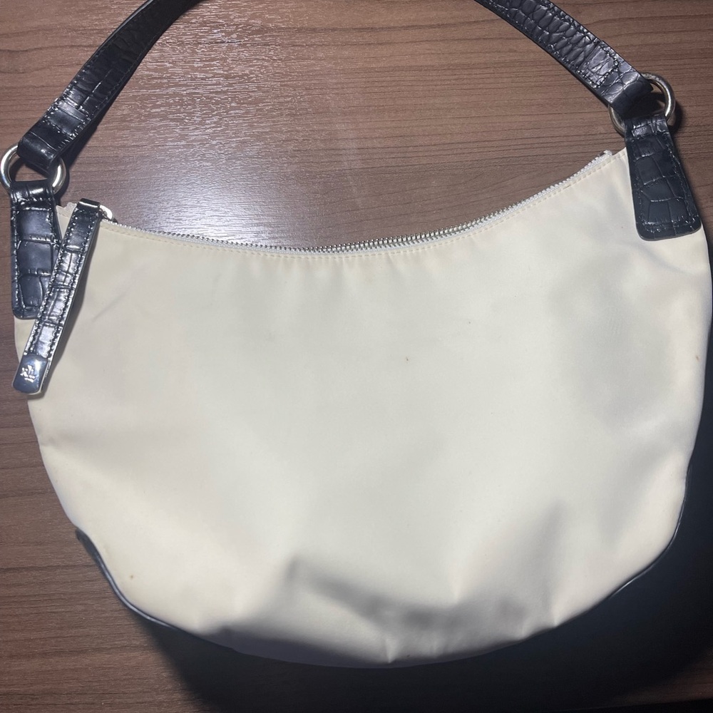 Elegant Cream and Black Ralph Lauren bag